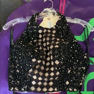 Jovani black two piece